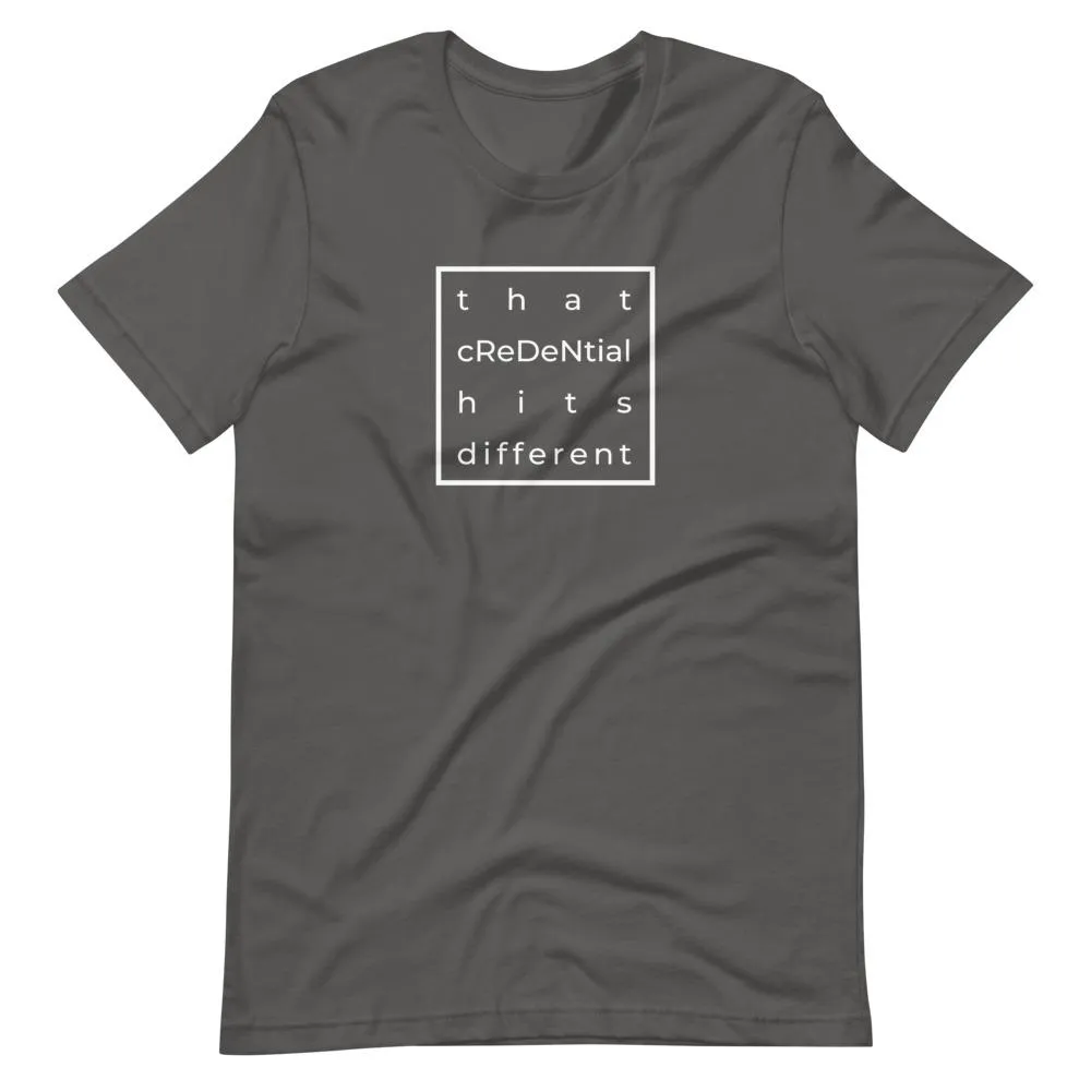 Dietitians Hit Different | Unisex Cotton Crew | Shades of Gray