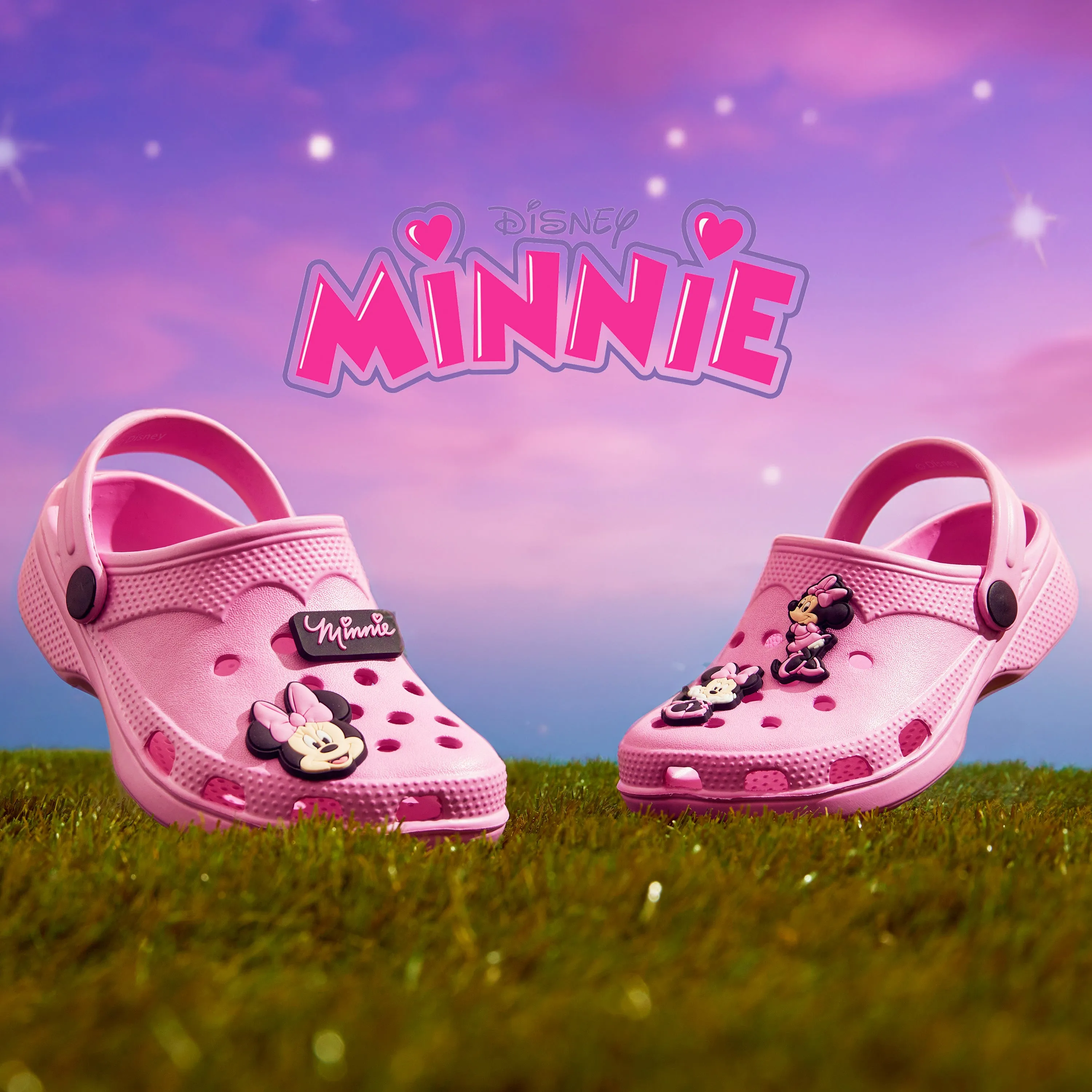 Disney Girls Clogs with Removable Rubber Charms - Girls Gifts