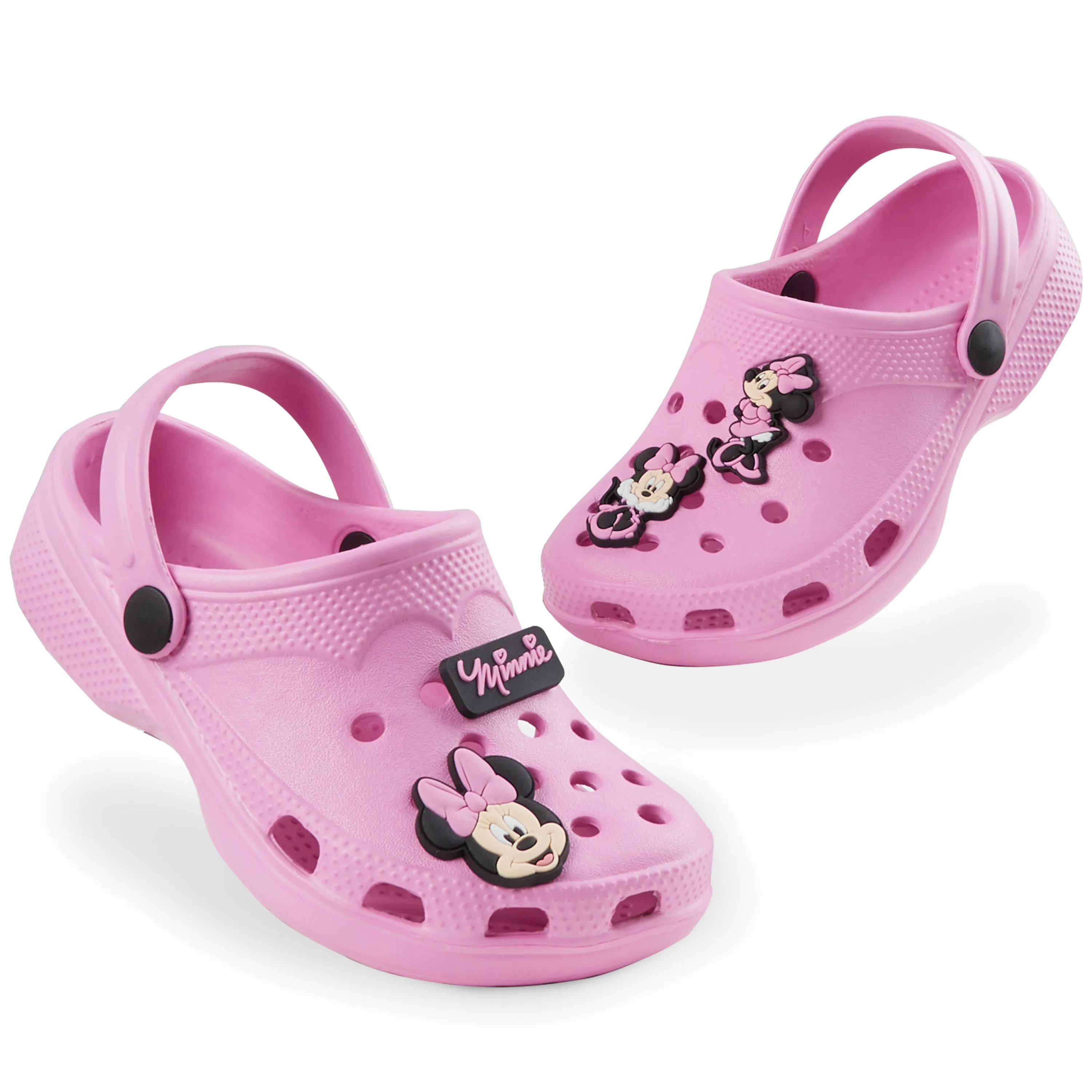 Disney Girls Clogs with Removable Rubber Charms - Girls Gifts