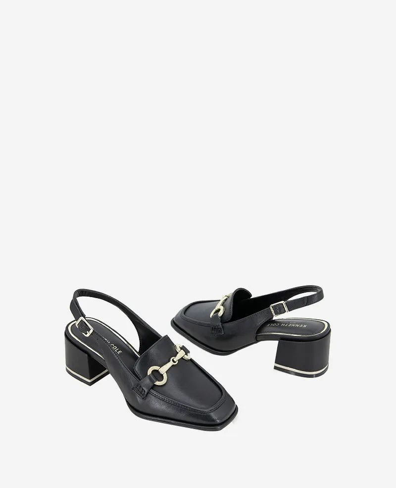 Elina Leather Slingback Loafer