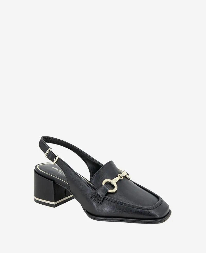 Elina Leather Slingback Loafer