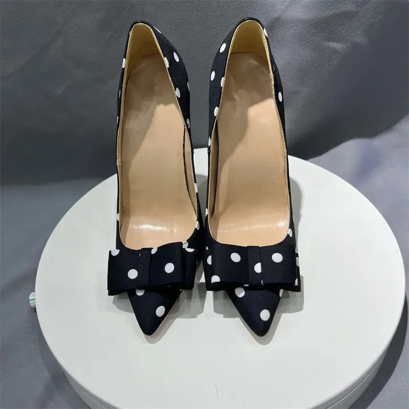 Ella Polka Dot Heels