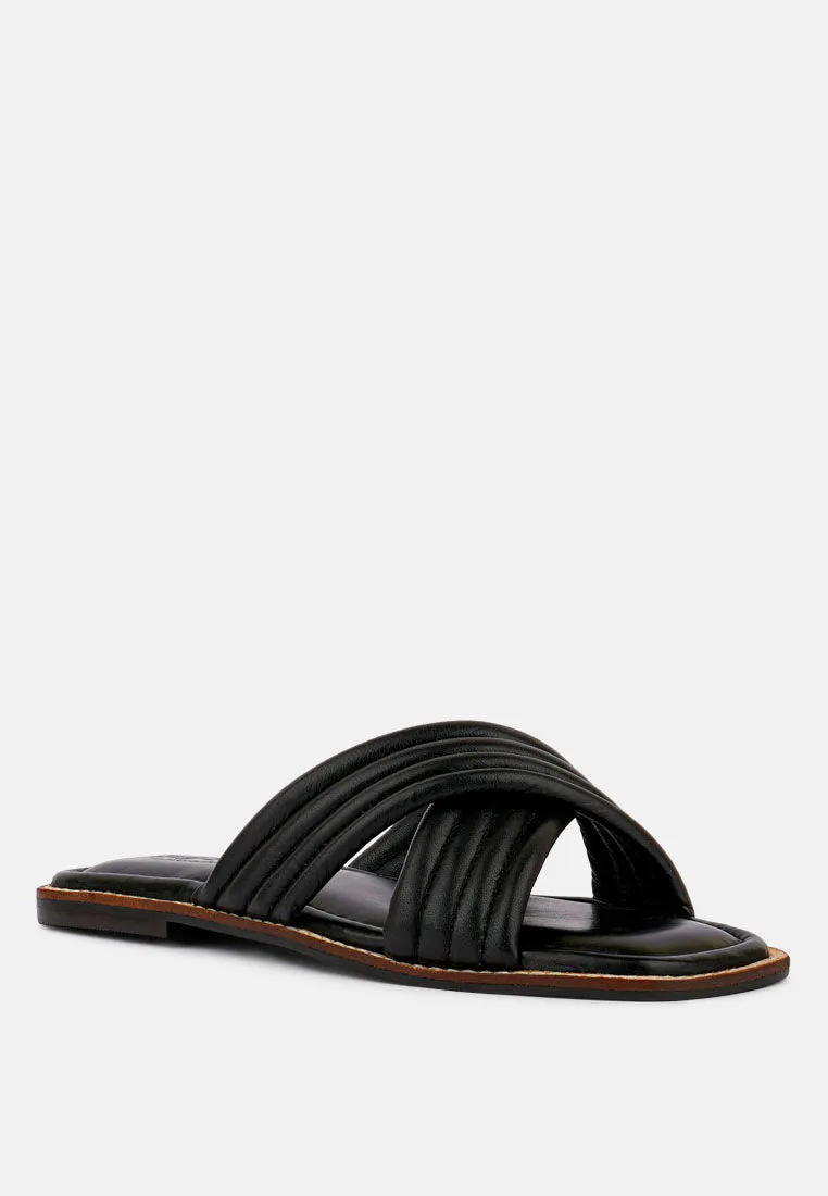 Eura Quilted Leather Flats By Ruw