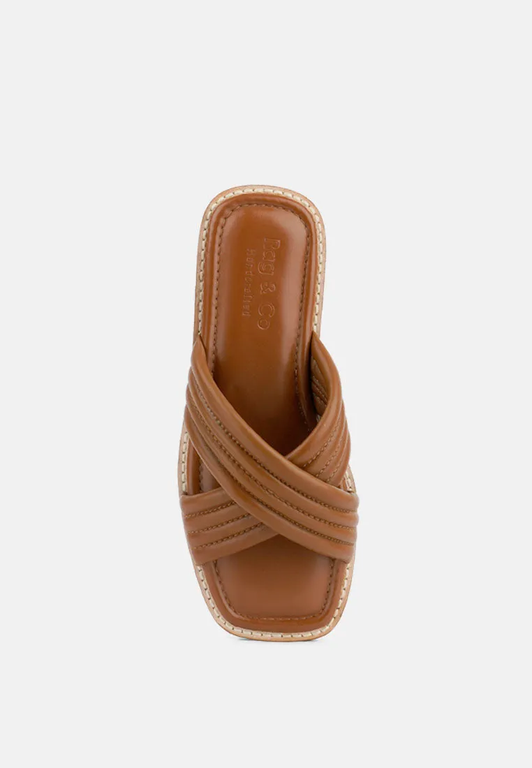 Eura Quilted Leather Flats By Ruw