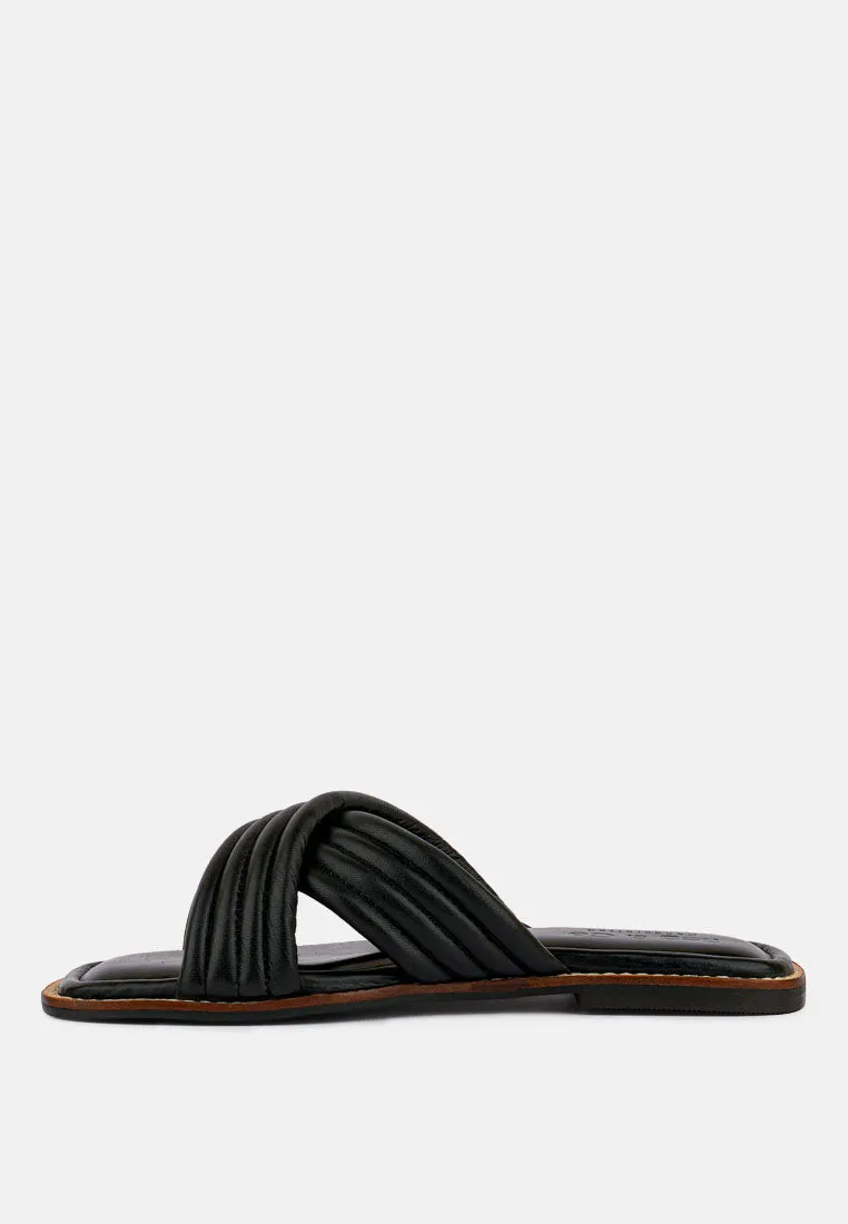Eura Quilted Leather Flats By Ruw