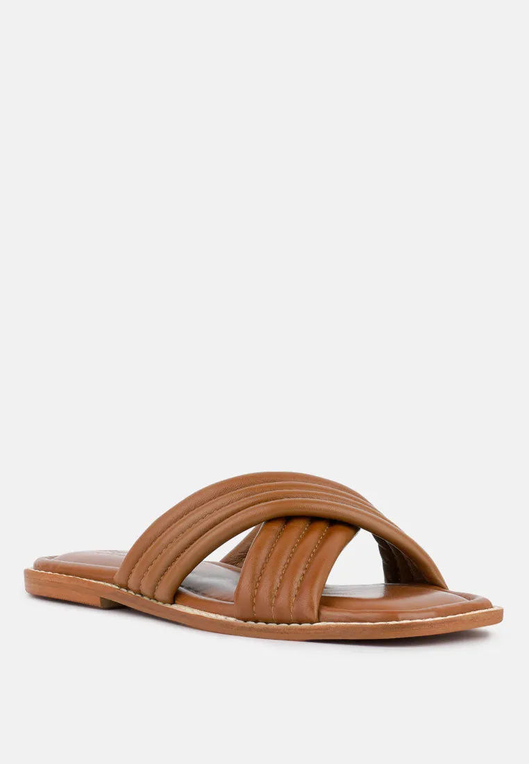 Eura Quilted Leather Flats By Ruw