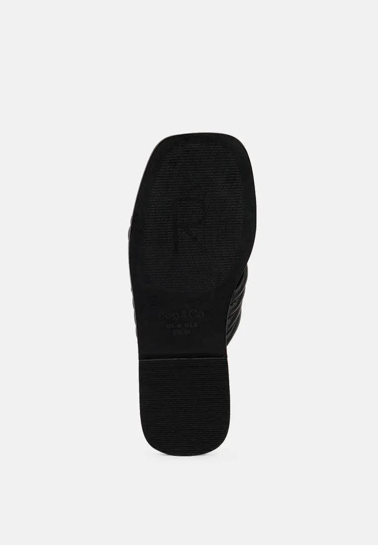 Eura Quilted Leather Flats By Ruw