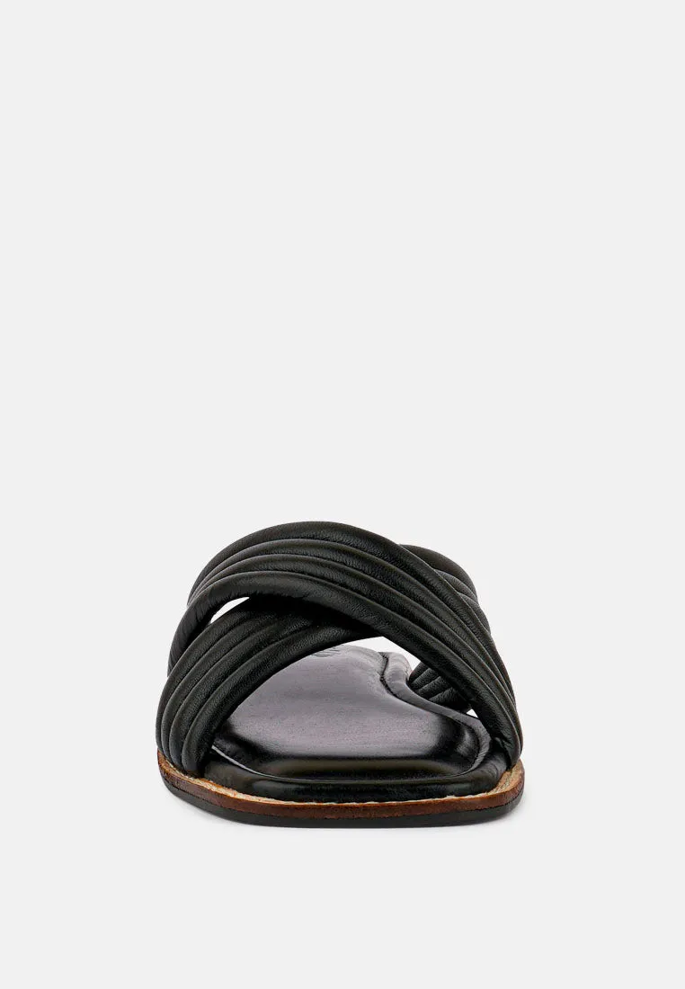 Eura Quilted Leather Flats By Ruw