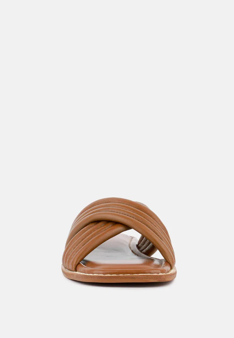 Eura Quilted Leather Flats By Ruw