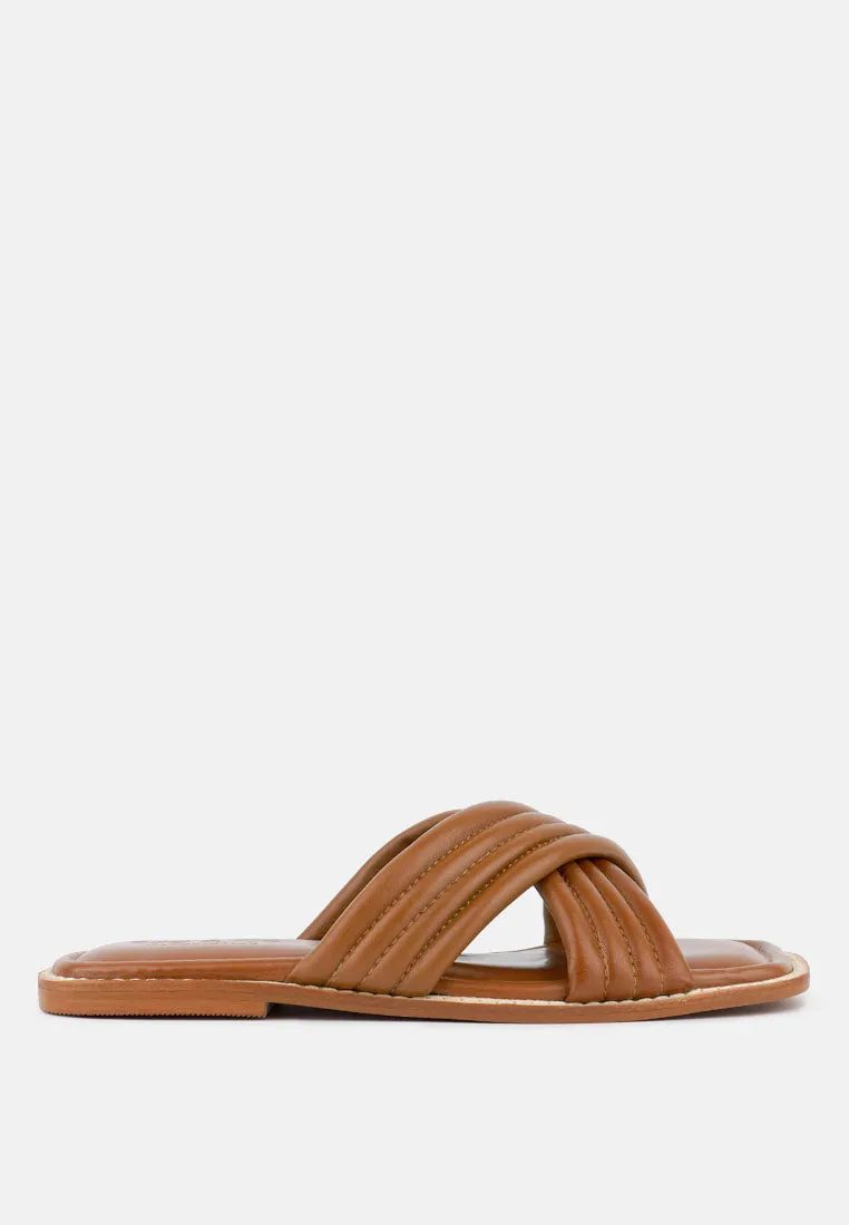 Eura Quilted Leather Flats By Ruw