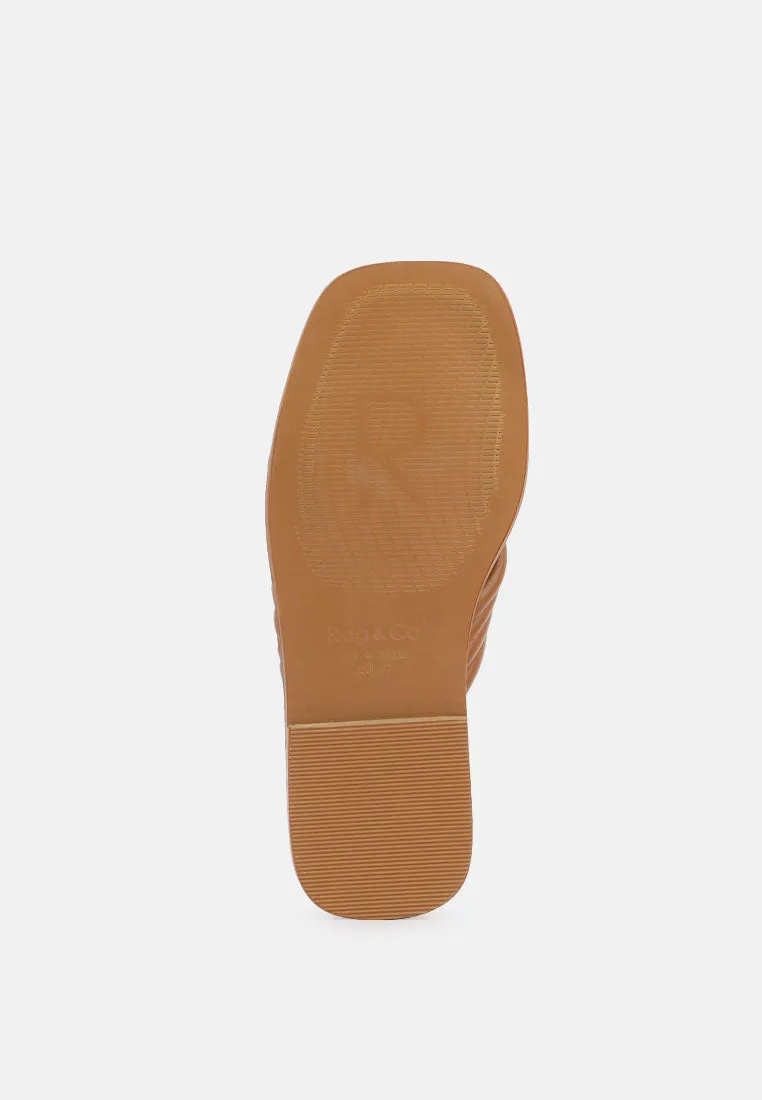 Eura Quilted Leather Flats By Ruw