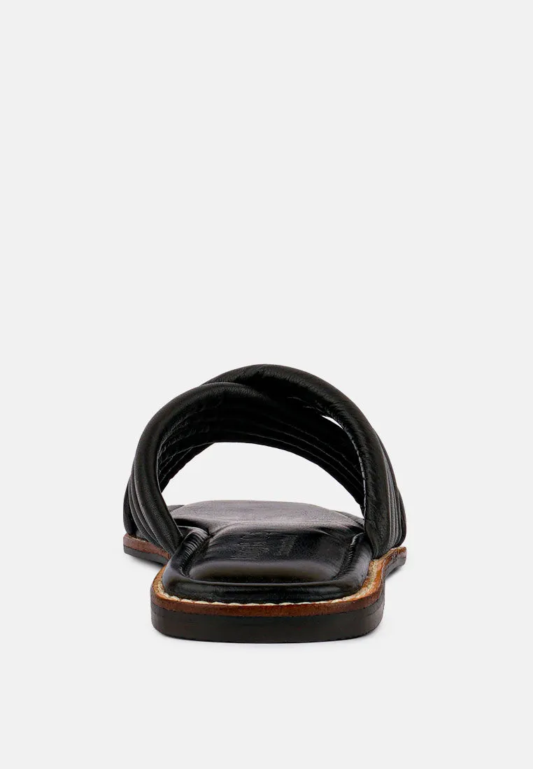 Eura Quilted Leather Flats By Ruw