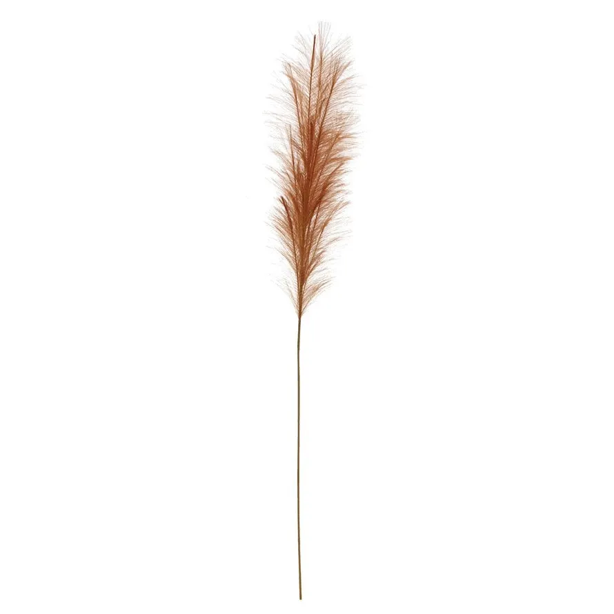 Faux Pampas Grass Plume, Salmon