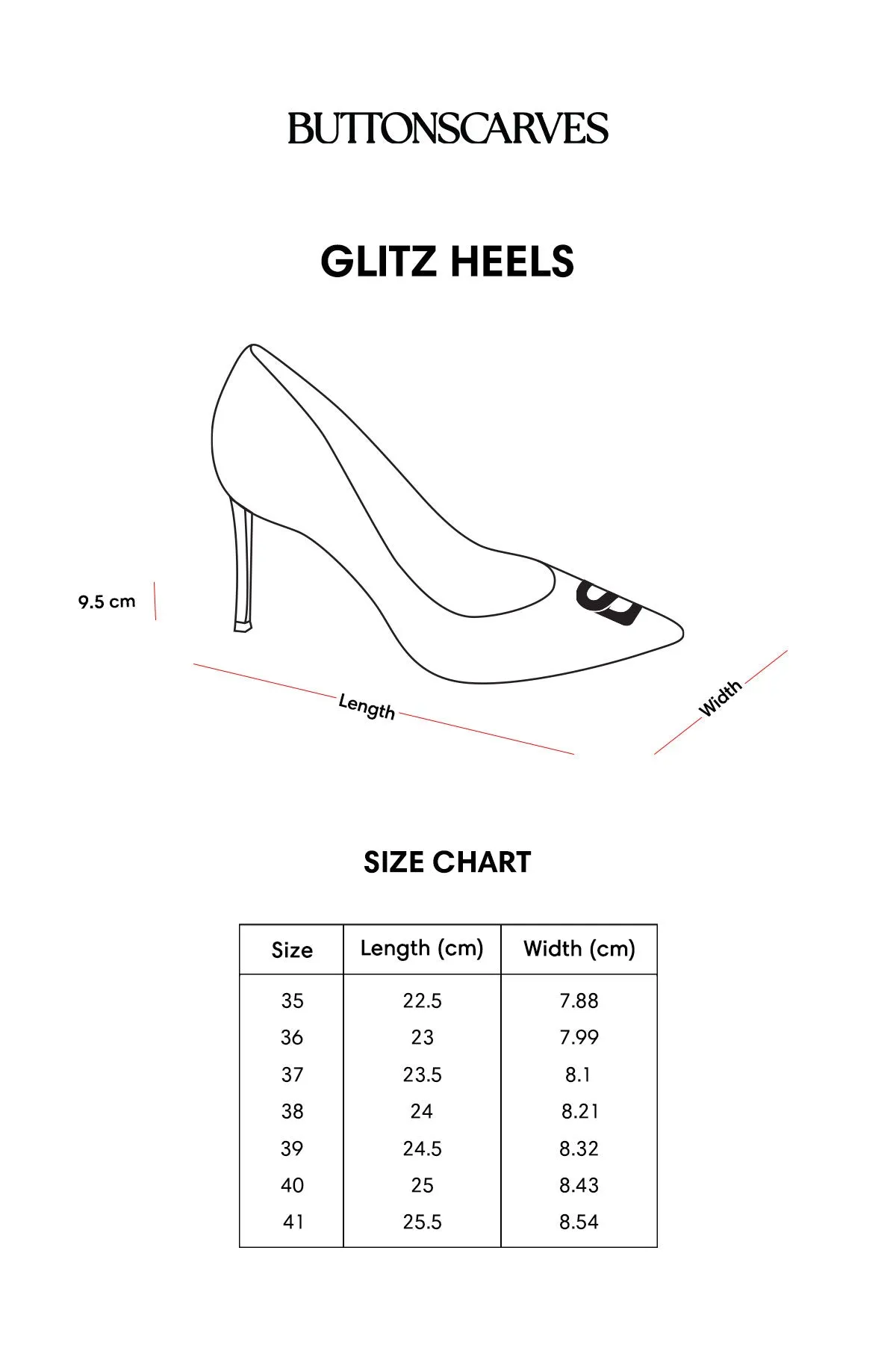 Glitz Heels - Black
