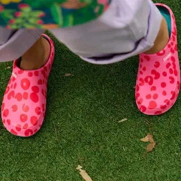 Gummies Clog - Cheetah Spot Pink