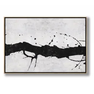 Horizontal Abstract Landscape Painting H61H