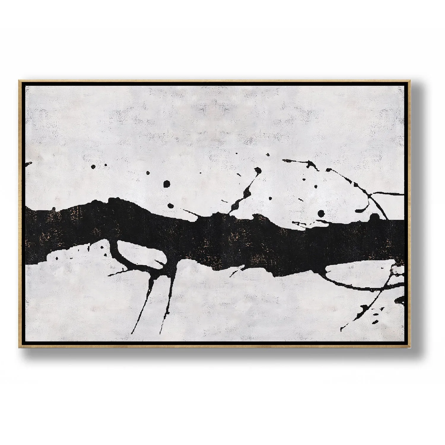 Horizontal Abstract Landscape Painting H61H