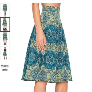 House of Harlow x Revolve Laya midi skirt in Moroccan tile print size XS