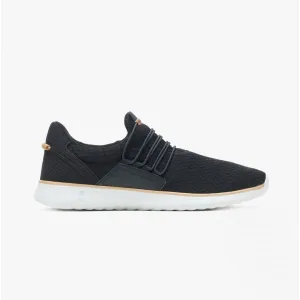 Hush Puppies GOOD Mens Recycled Mesh Slip-On Trainers Black