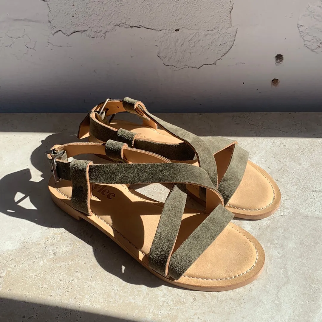 IvyLee Laura Khaki Suede - LAST PAIR size 37