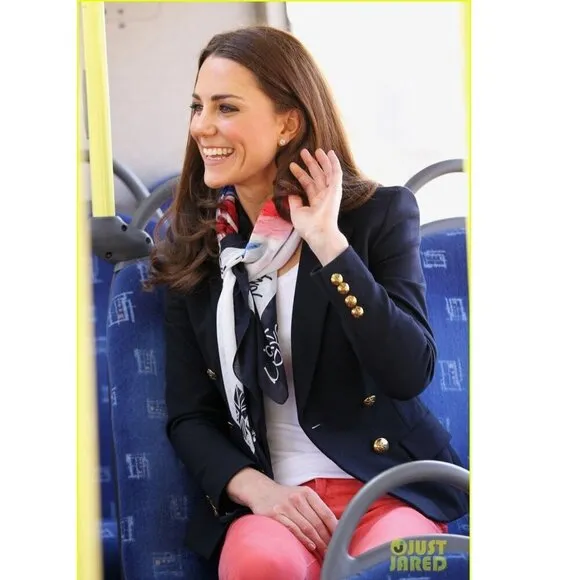 J. Crew Schoolboy Blazer Wool Double Breasted ASO Kate Middleton Navy Blue 2