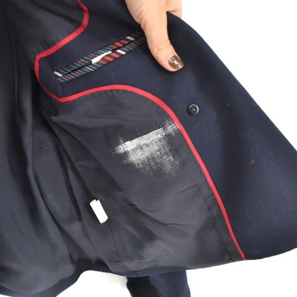 J. Crew Schoolboy Blazer Wool Double Breasted ASO Kate Middleton Navy Blue 2