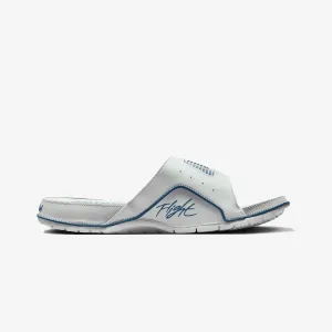 Jordan | HYDRO 4 RETRO  { OFF WHITE/INDUSTRIAL BLUE-NEUTRAL GREY