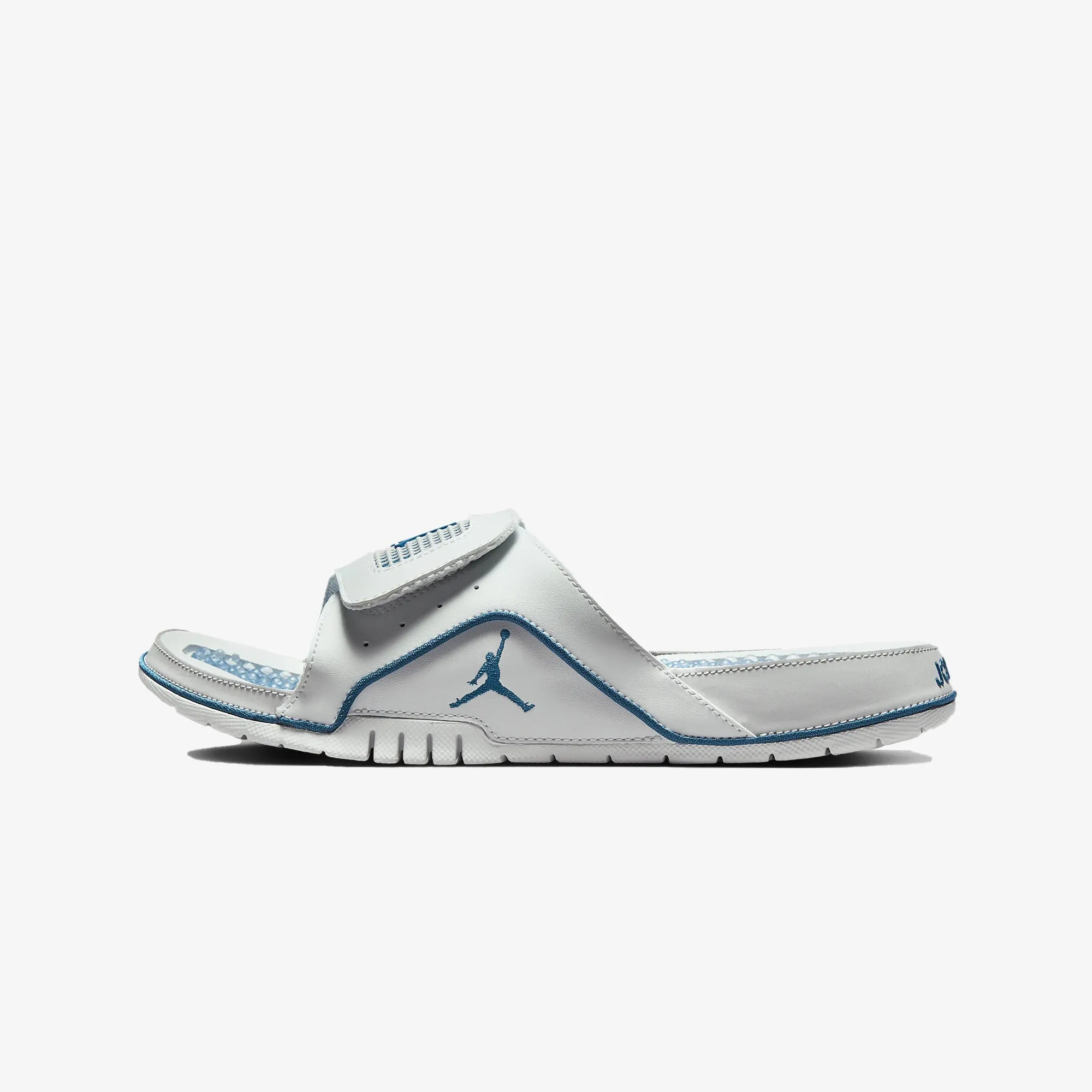 Jordan | HYDRO 4 RETRO  { OFF WHITE/INDUSTRIAL BLUE-NEUTRAL GREY