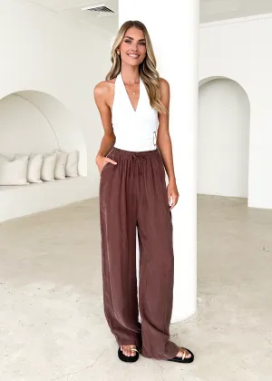 Kara Pants - Chocolate