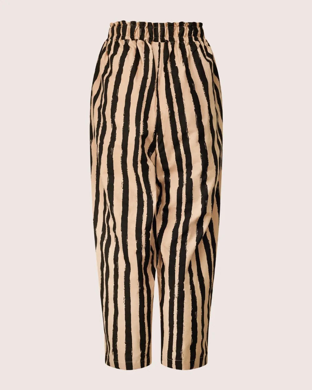 Kate Multicolour Painted Stripe Print Barrel Leg Trousers
