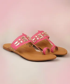 Kolha Flats - Pink