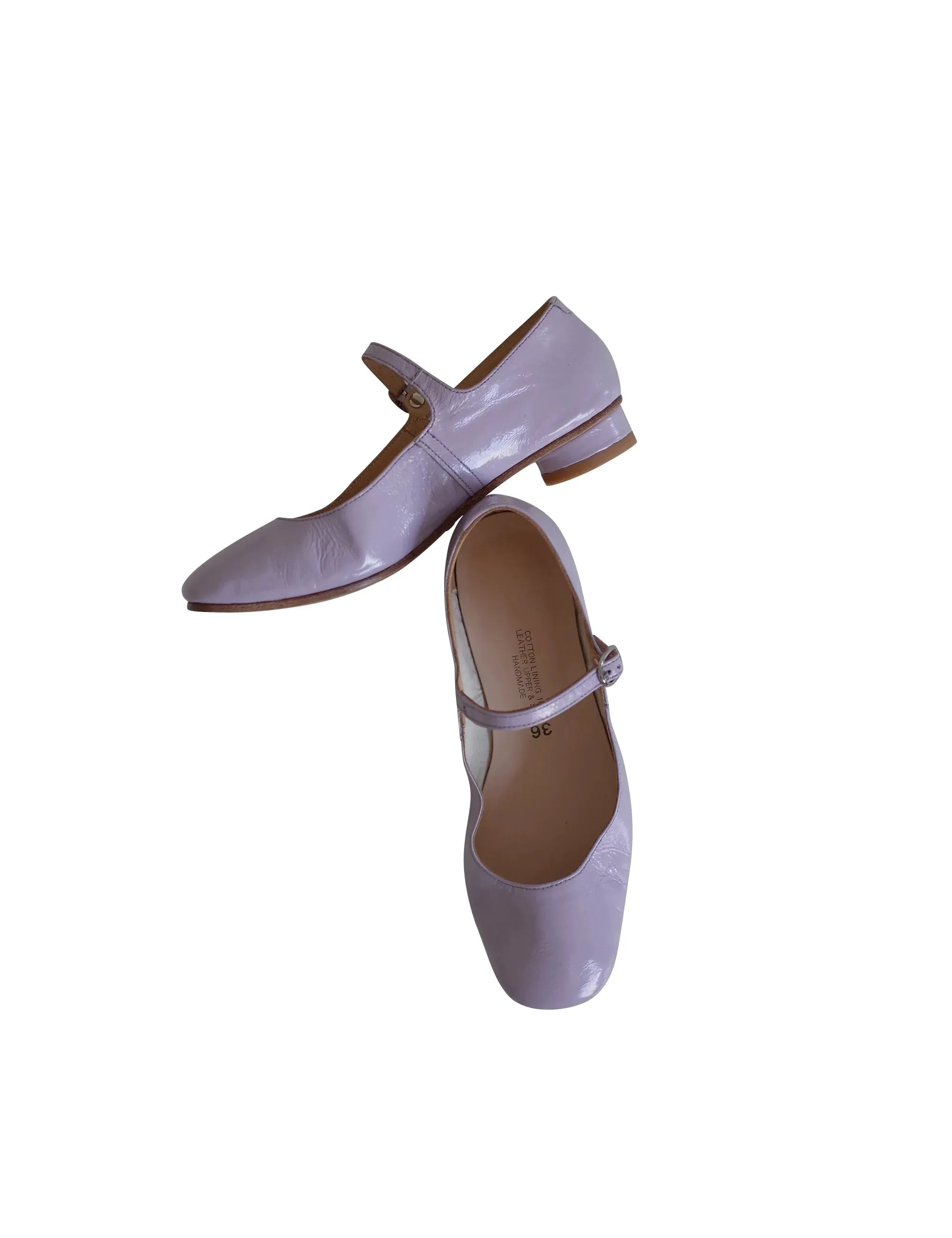 Lavender Mary Jane Flats