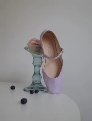 Lavender Mary Jane Flats