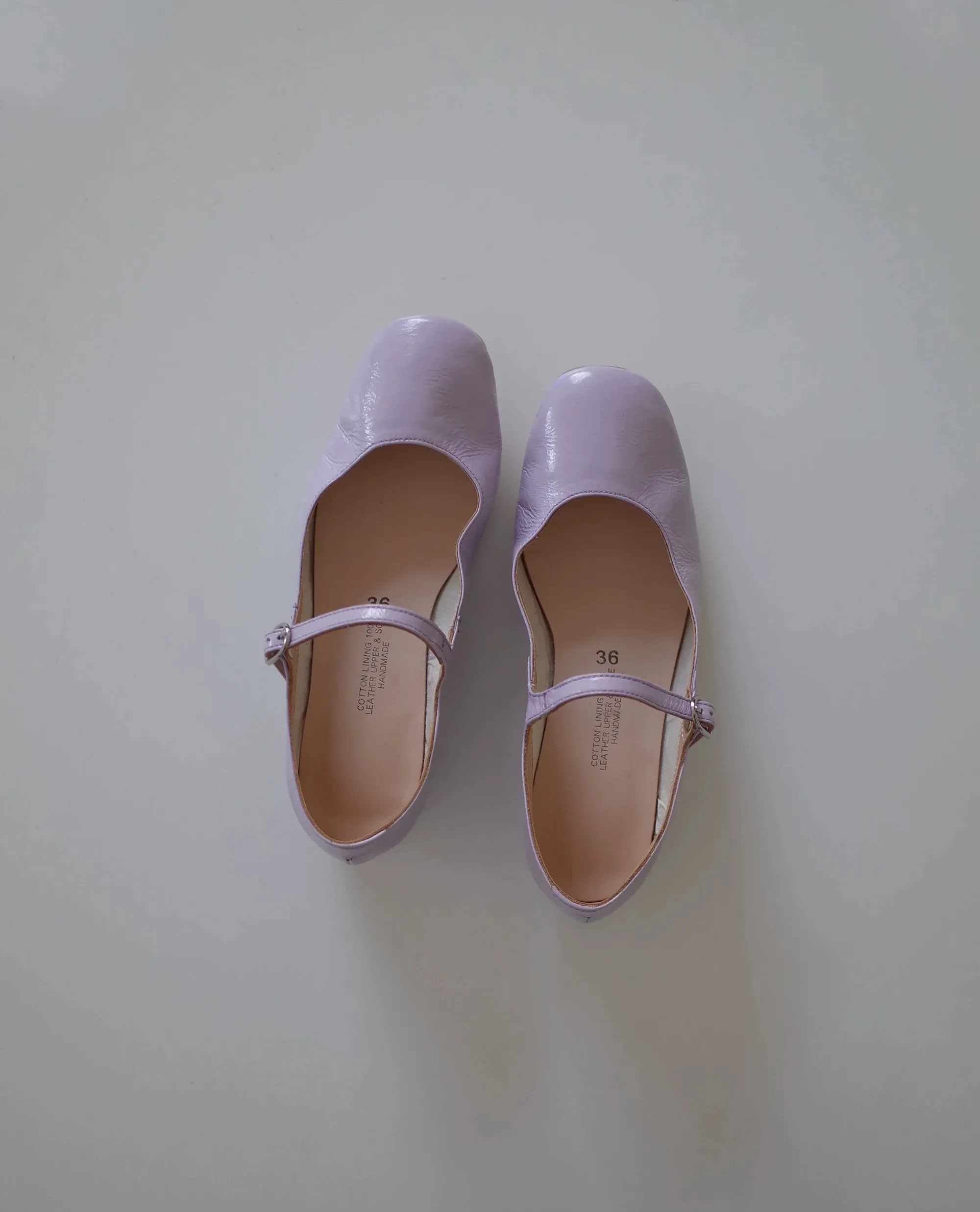 Lavender Mary Jane Flats