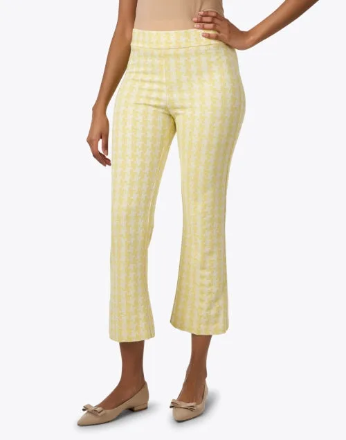 Leo Yellow Print Pull On Pant