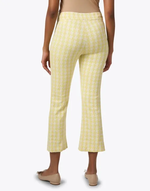 Leo Yellow Print Pull On Pant