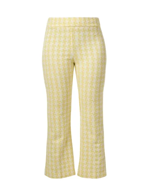 Leo Yellow Print Pull On Pant