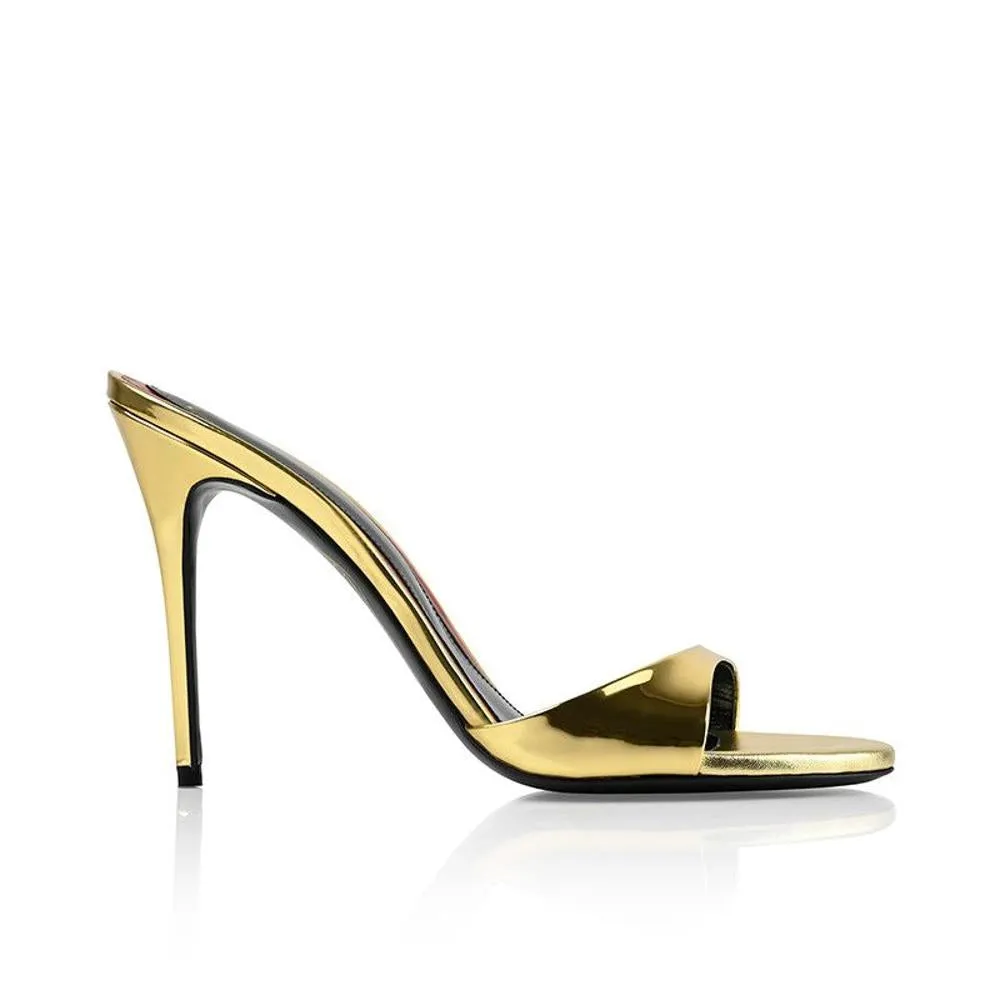 Lidylle 100 Mm Gold Mirror Leather