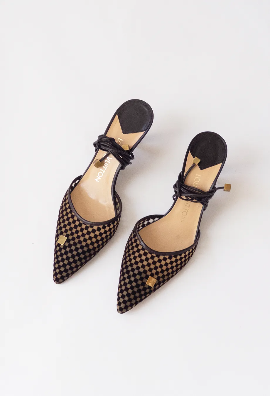 Louis Vuitton Damier Ebene Heels