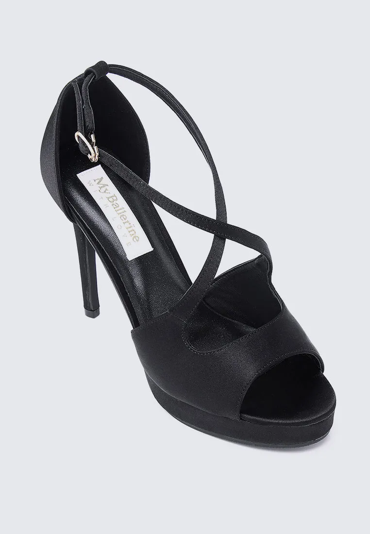 Louise Comfy Heels In Black
