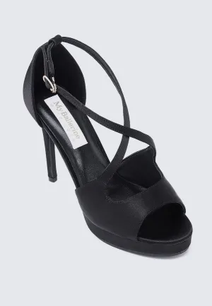 Louise Comfy Heels In Black