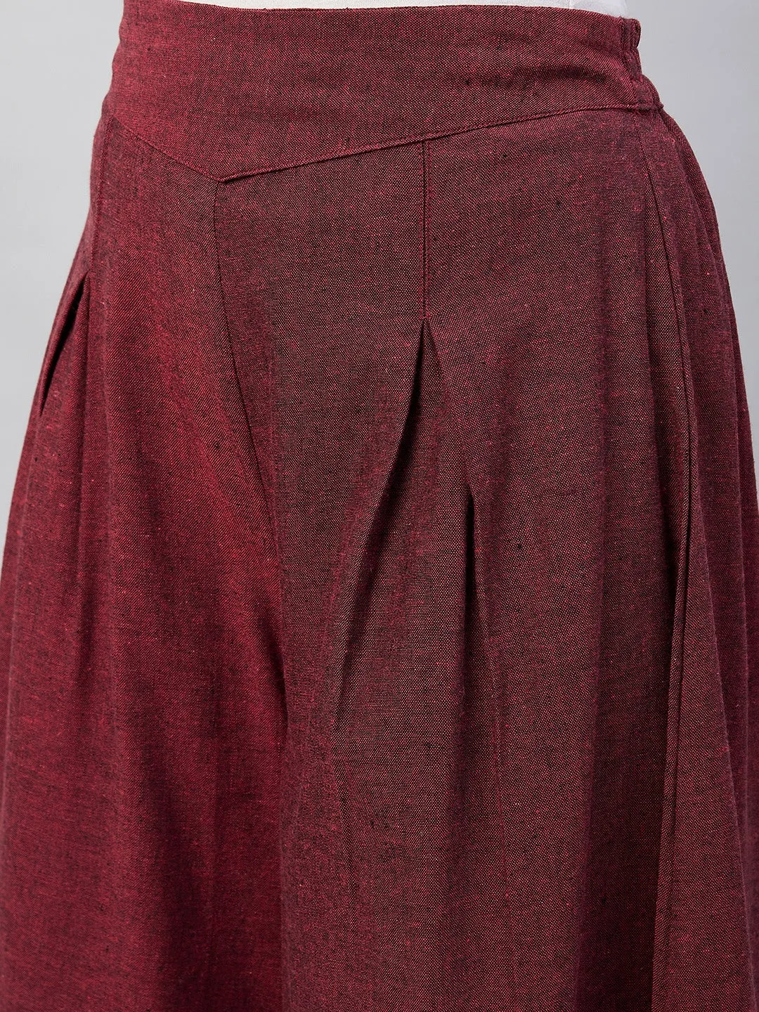 Maroon  Handloom Palazzo