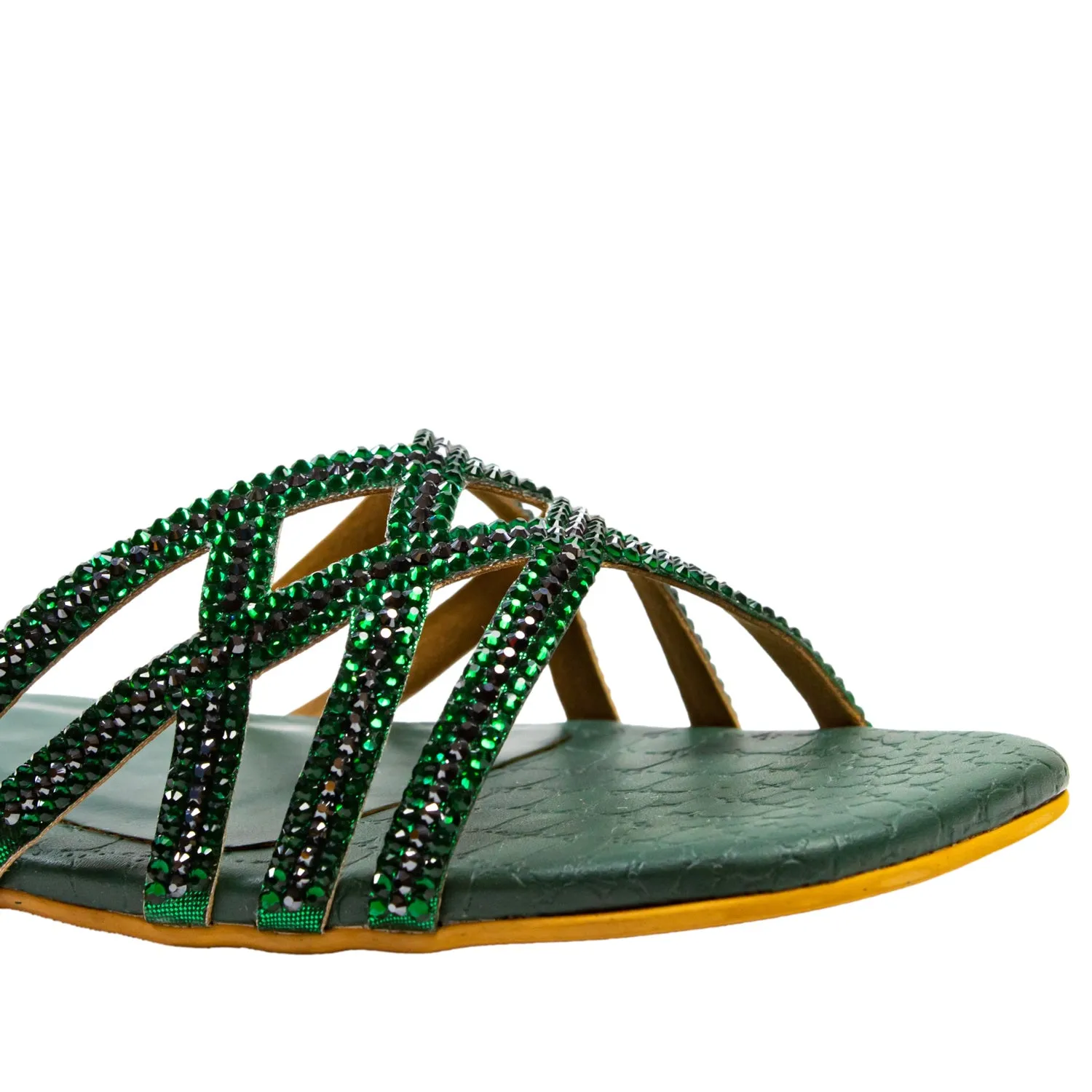 Marwa Flats S165F - Green