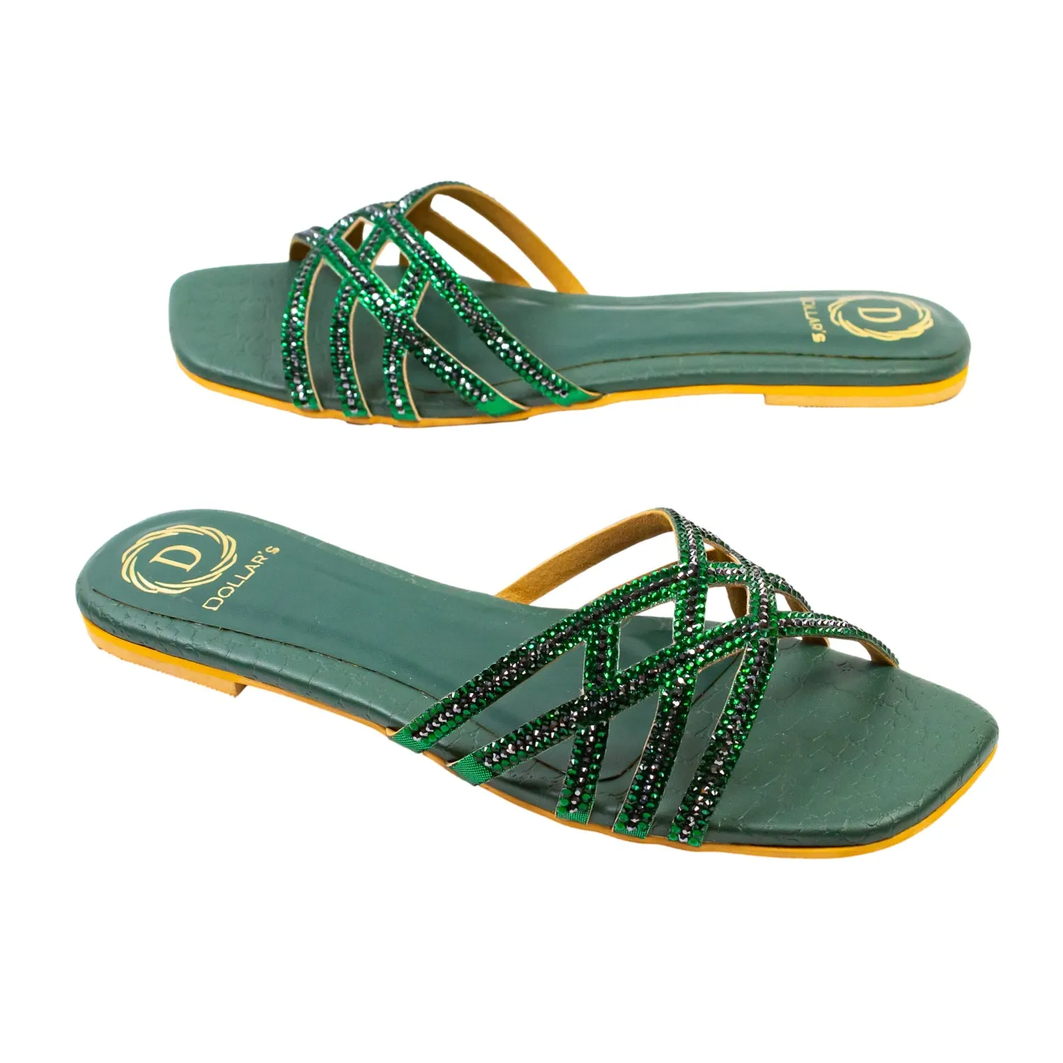 Marwa Flats S165F - Green