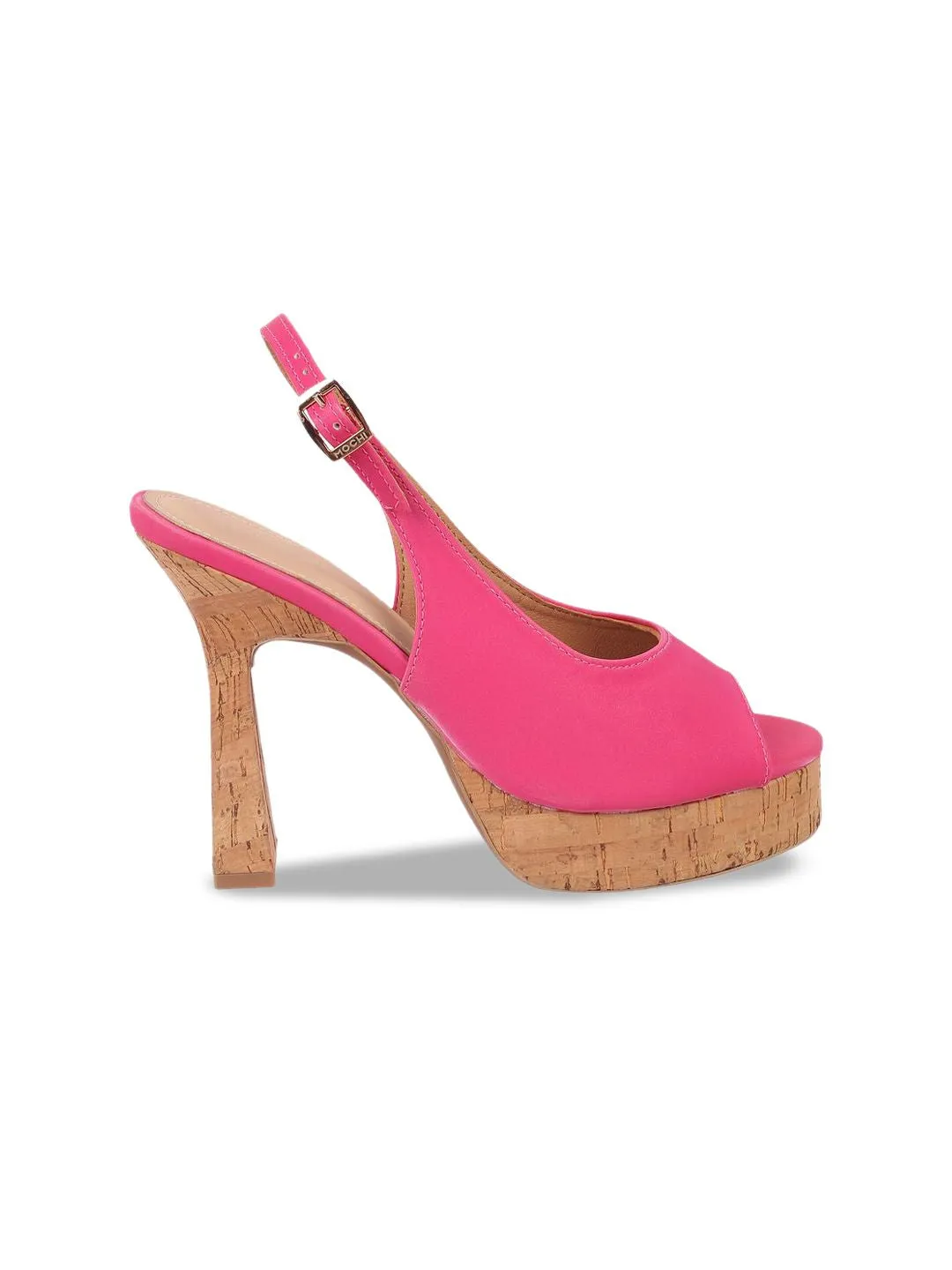Mochi Block Heeled Peep Toes
