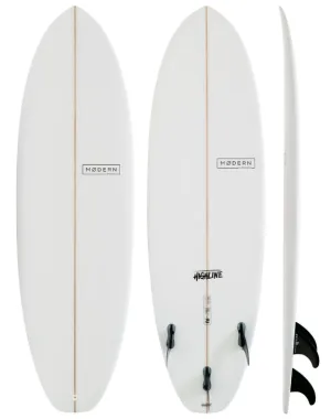 Modern Surfboards Highline Clear - 6'8" (Production Error - Fin Box)