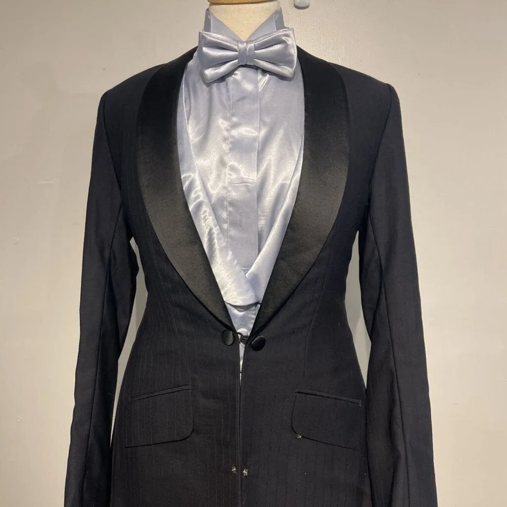 New MDA Black Striped Formal