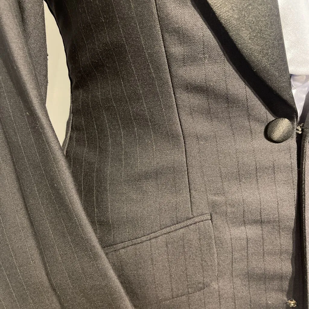 New MDA Black Striped Formal