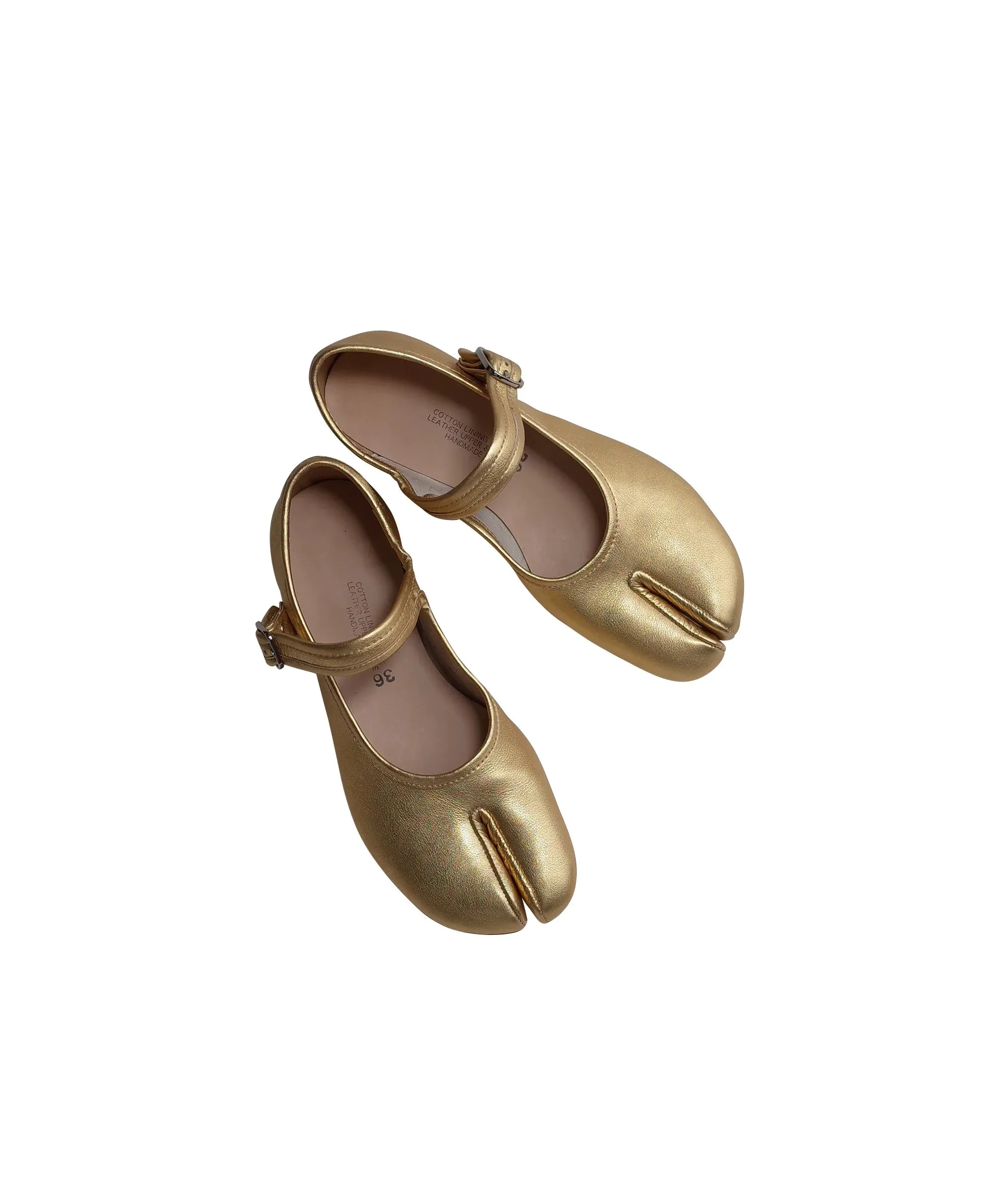 Ninja Gold Split-Toe Flats