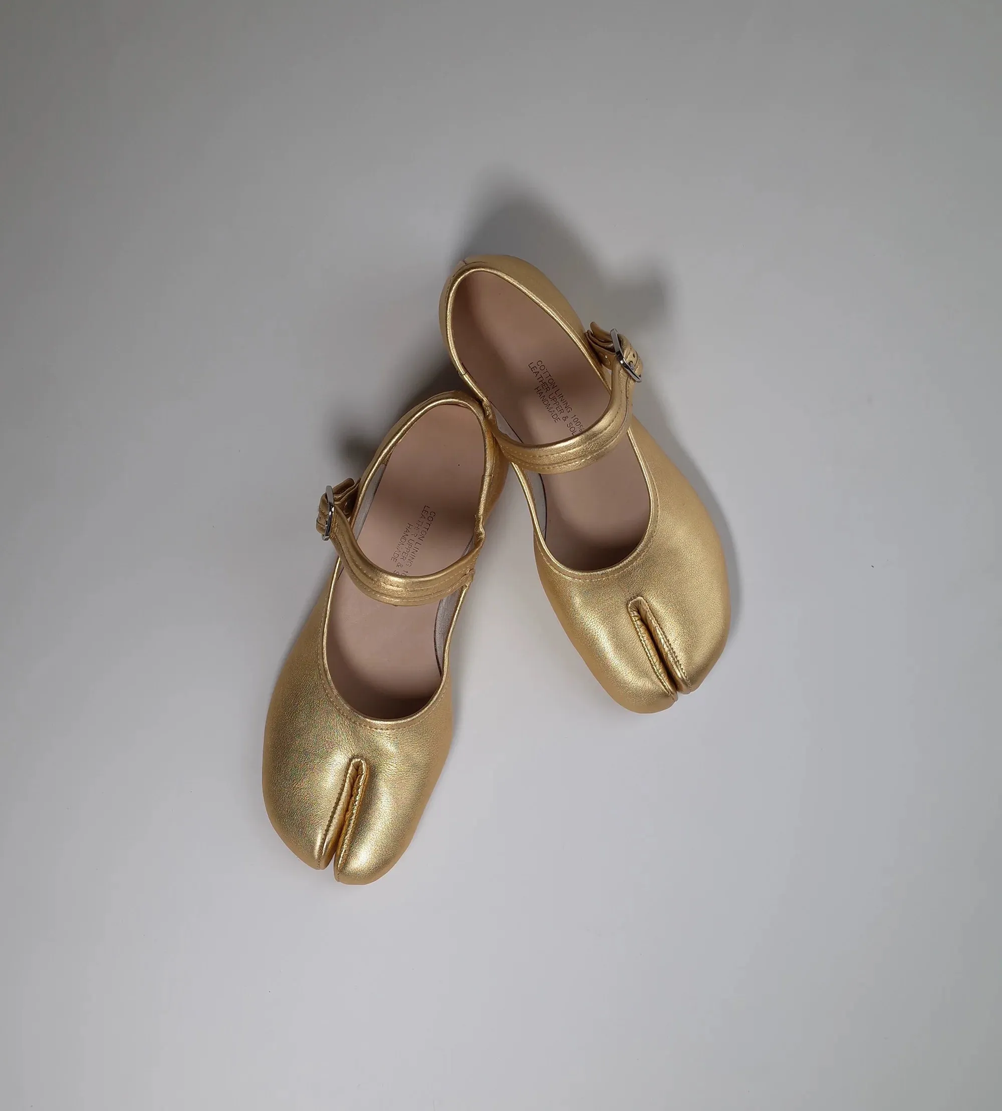 Ninja Gold Split-Toe Flats